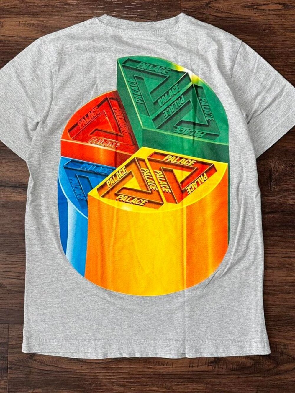 PALACE GREY 1000 POPS COLORFUL TEE SIZE XL